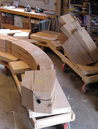 Fredell Aspen Benches Construction